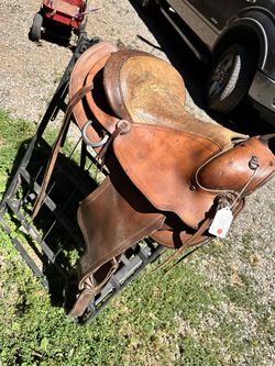 Old Western Saddle
