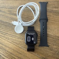Apple Watch Series 10 (GPS) 42mm Aluminum Case With Black Sport Band Jet black