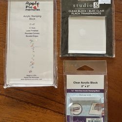 Stamp blocks -acrylic