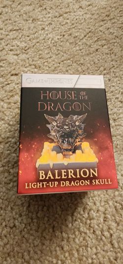 House of the Dragon Balerion Light-Up Dragon Skull
