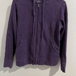 Purple zip up hoodie