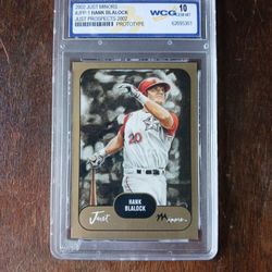 Hank Blalock Graded Baseball Card