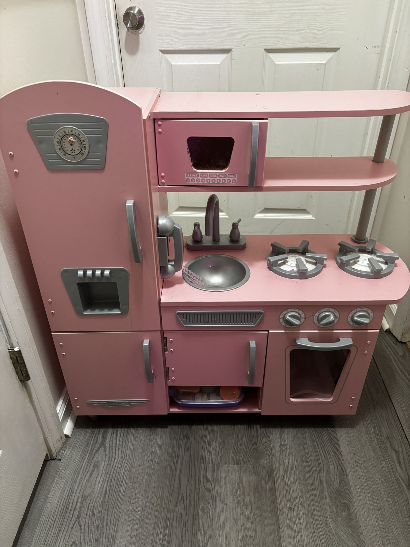 Pink Preschool Kitchen 