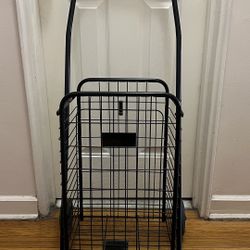 Black Shopping/Laundry Cart  