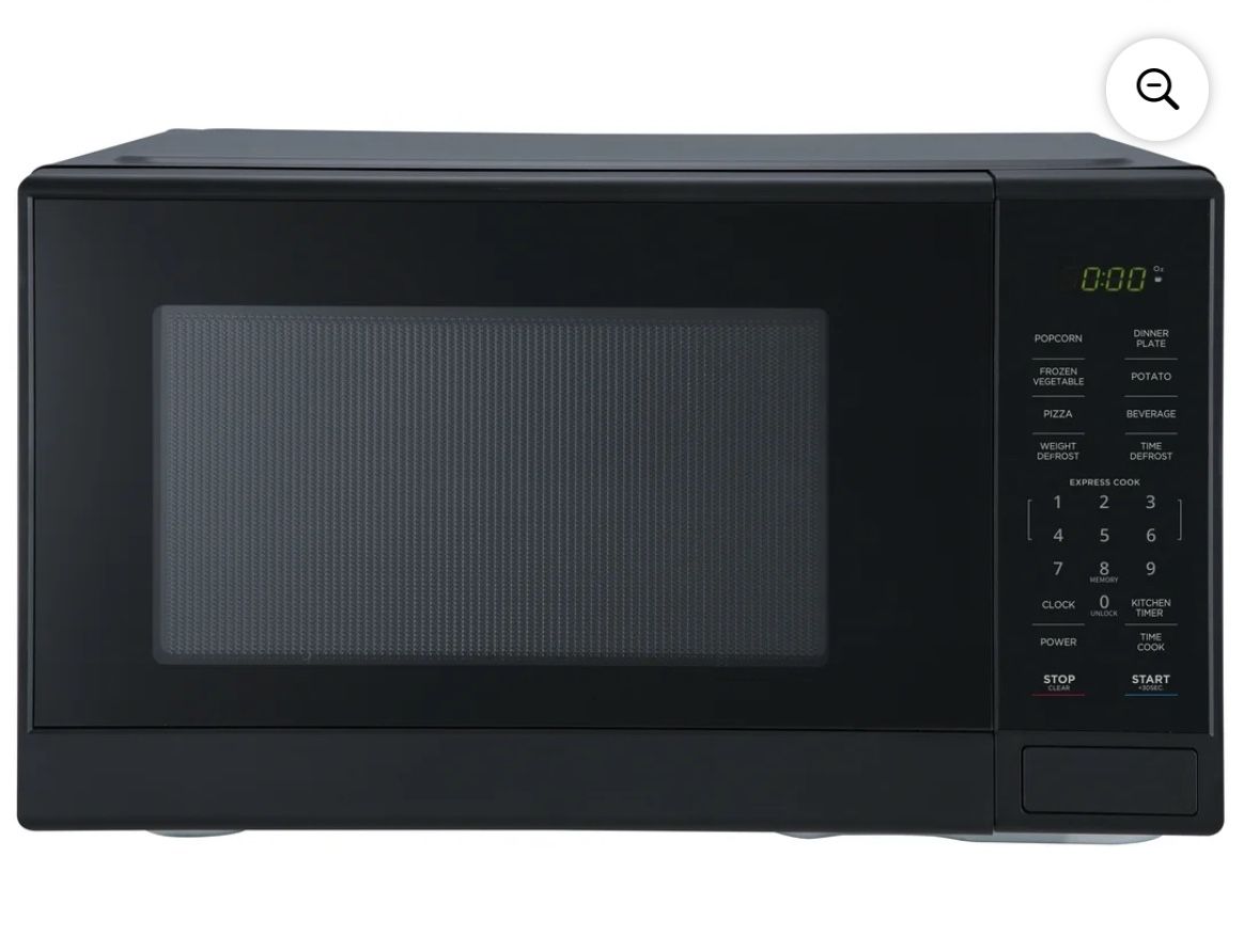 Mainstays 1.1 Cu. ft Microwave Oven in Black New