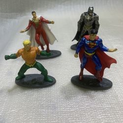 DC Comics Justice League mini-figures Superman, Batman, Shazam And  Aquaman