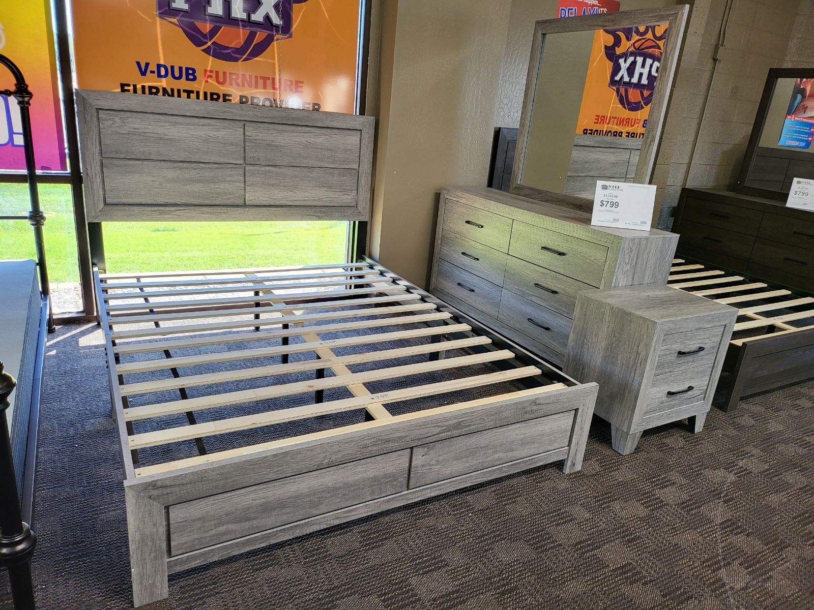 Grey Queen Bedroom Set