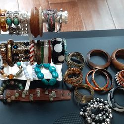 40 Bracelets - A Mix Of Styles