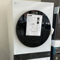 New 24” LG Front Load Washer And Dryer Stackable Ventless - Financing Available 