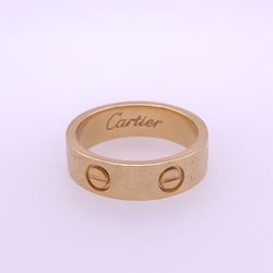 14k Yellow Gold Cartier Style Love Ring 