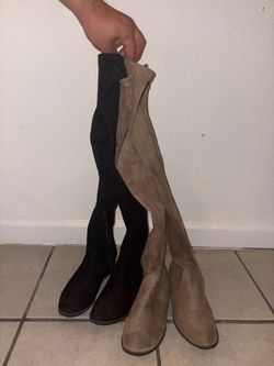 2 High Knee Boots Women 6