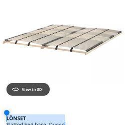 LÖNSET Slatted bed base, Queen