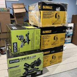 Herramientas Dewalt Y Ryobi Sliding Miter Saw Tool