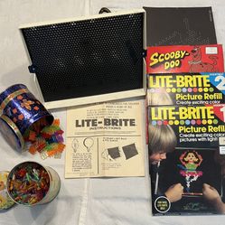 Vintage Lite-Brite Set