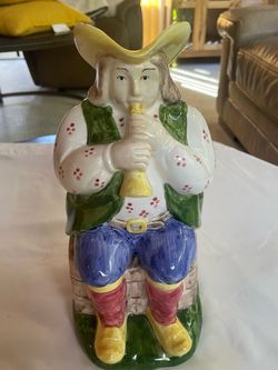 Sitting Man Pitcher, Provençal Fruit