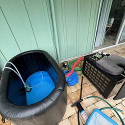 Ice Bath Tub, Chiller, Water Pump And Sun Pump