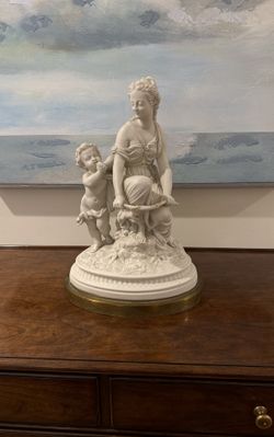 Sevres Bisque Porcelain Figure After Bachelier