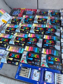 Large Lot of Uni POSCA Paint Marker Sets