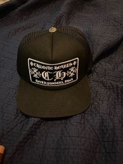 Black Chrome heart tucker hat