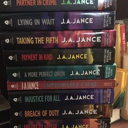 COLLECTION of 14 JA JANCE PAPERBACK BOOKS