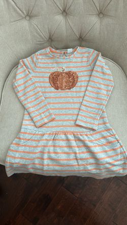 Gymboree Pumpkin Dress Size 8 Gils, Thanksgiving, Halloween 
