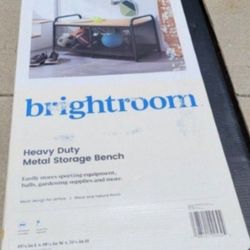 
Metal Storage Bench - Brightroom