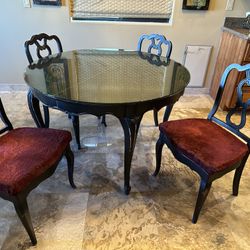 dining room table and chairs 