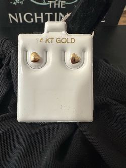 14kt gold earrings