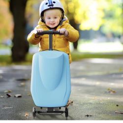 Carry-On Scooter Suitcase for Kid & Adult