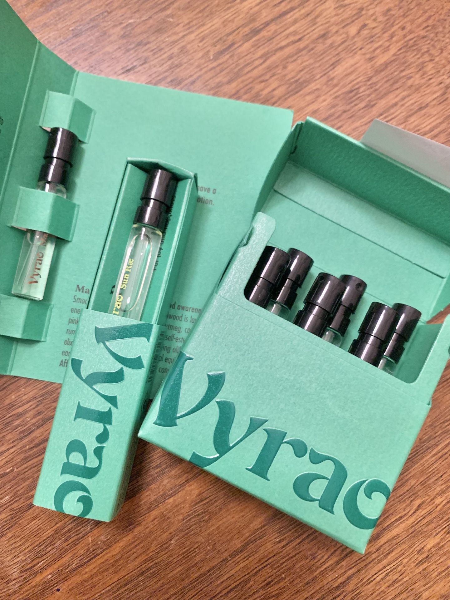 Vyrao Fragrance 6 Pack Sample Set