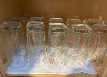 … also these large clear CUPS for $12 - They’re new and never used