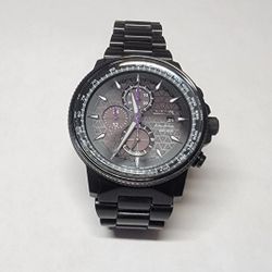 Citizen Eco-Drive Marvel Black Panther Chronograph Black Dial Watch