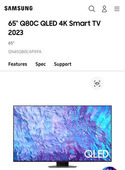 SAMSUNG 65" Q80C QLED 4K Smart TV 2023