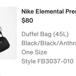 Nike Elemental Duffle Bag
