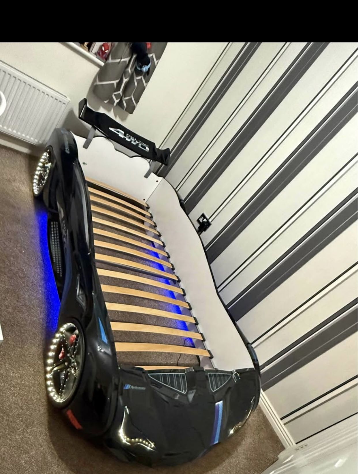 BMW 18 single car bed with led lights and sound
