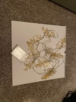 Flamingo photo holder with light