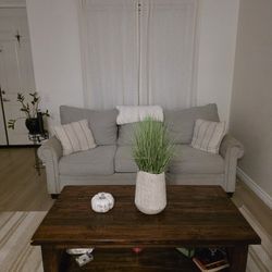 Sofa, Coffee Table And Bench