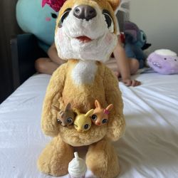 Like New!! Fur Real Kangaroo 