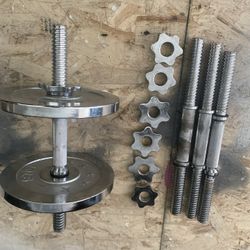 Adjustable Dumbbells and Weights - 137.5lbs Total 