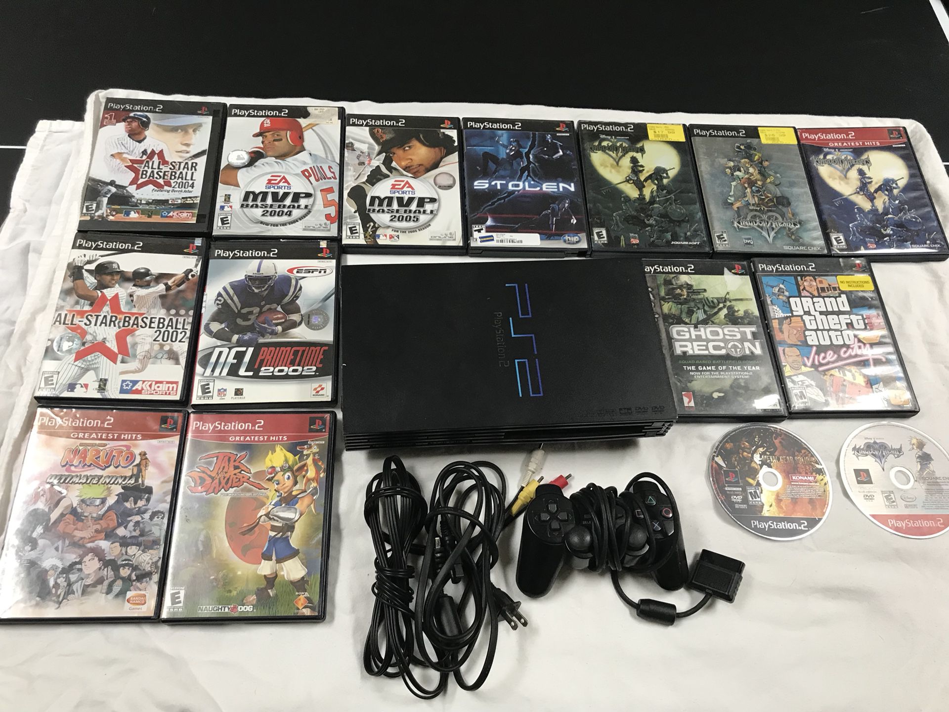 PS2 with games