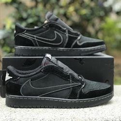 Nike Jordan 1 Low Travis Scott Black Phantom Size 9 + Multiple Sizes Available