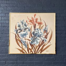 Vintage Post Modern Floral Print Artwork by Antoinette Letterman, c.1970’s
- Delivery Available