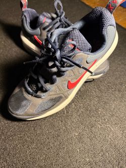 Nike Air Max Low-Top Sneakers Gray Red