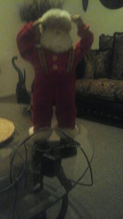 Dancing singing santa