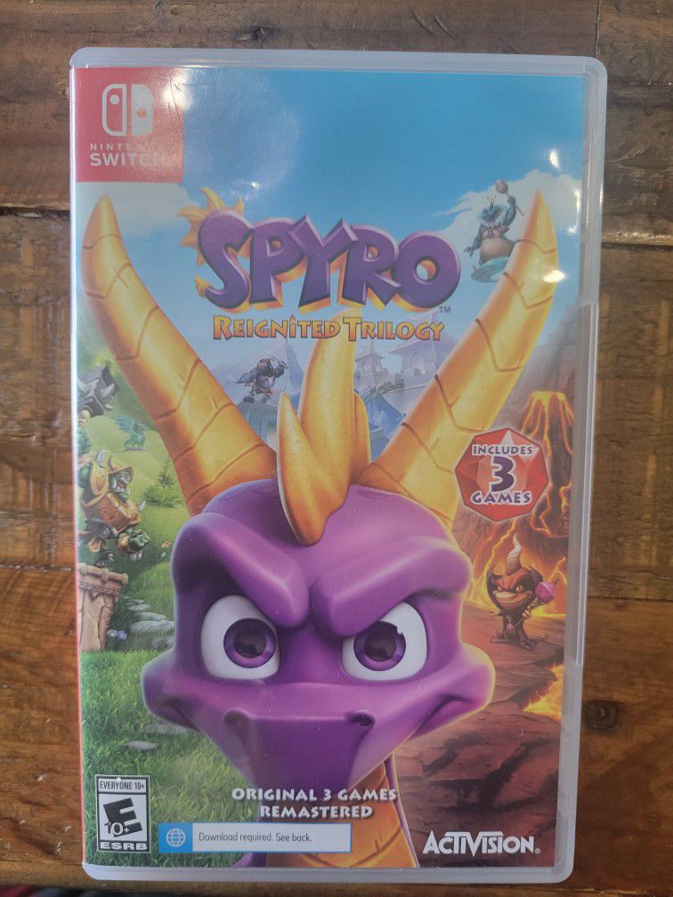 Nintendo Switch Spyro Trilogy Game