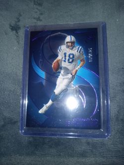 2025 panini silhouette football #58 PEYTON MANNING #97/125