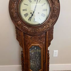 Antique Regulator Clock