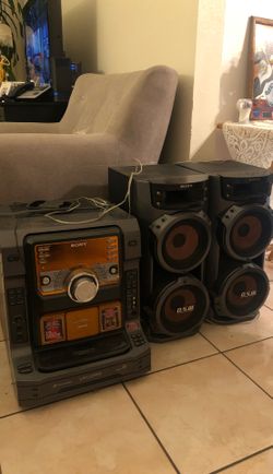 Sony Stereo System. LBT ZX6I