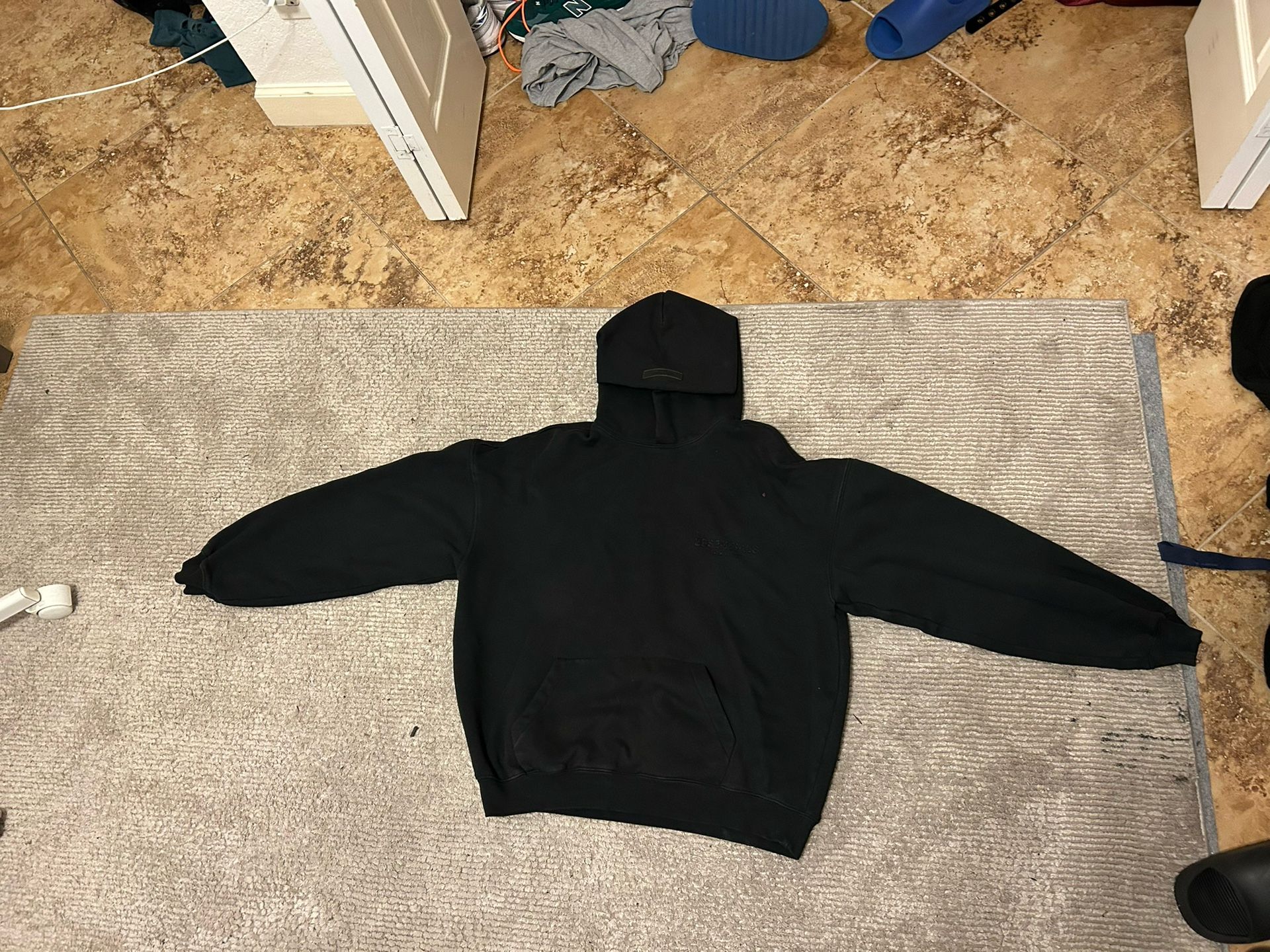 Fear of God Black essentials Hoodie