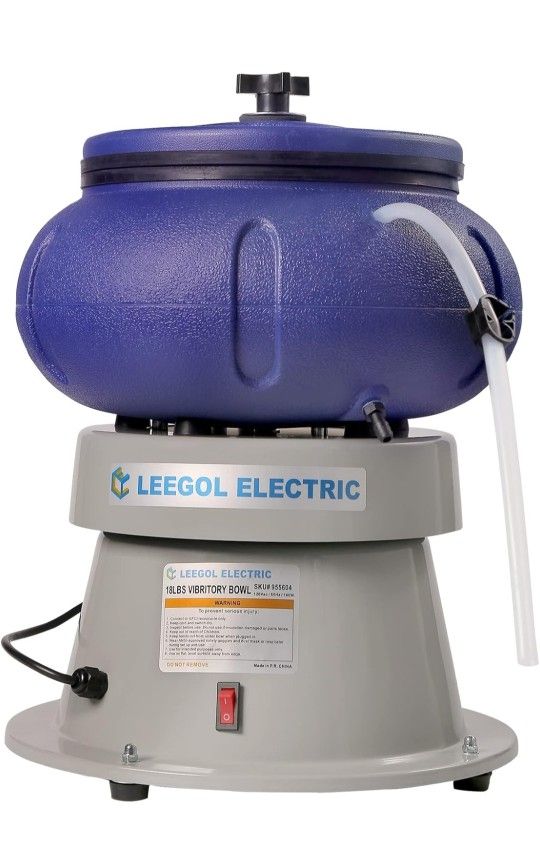 Leegol Electric 18 Lbs Vibratory Tumbler for Polishing Metal